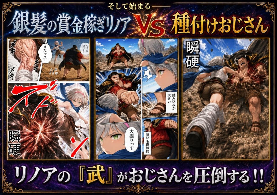【銀髪の賞金稼ぎ編】追放された種付けおじさん、辺境でハーレム悪徳領主になる第2巻 4 ページ目
