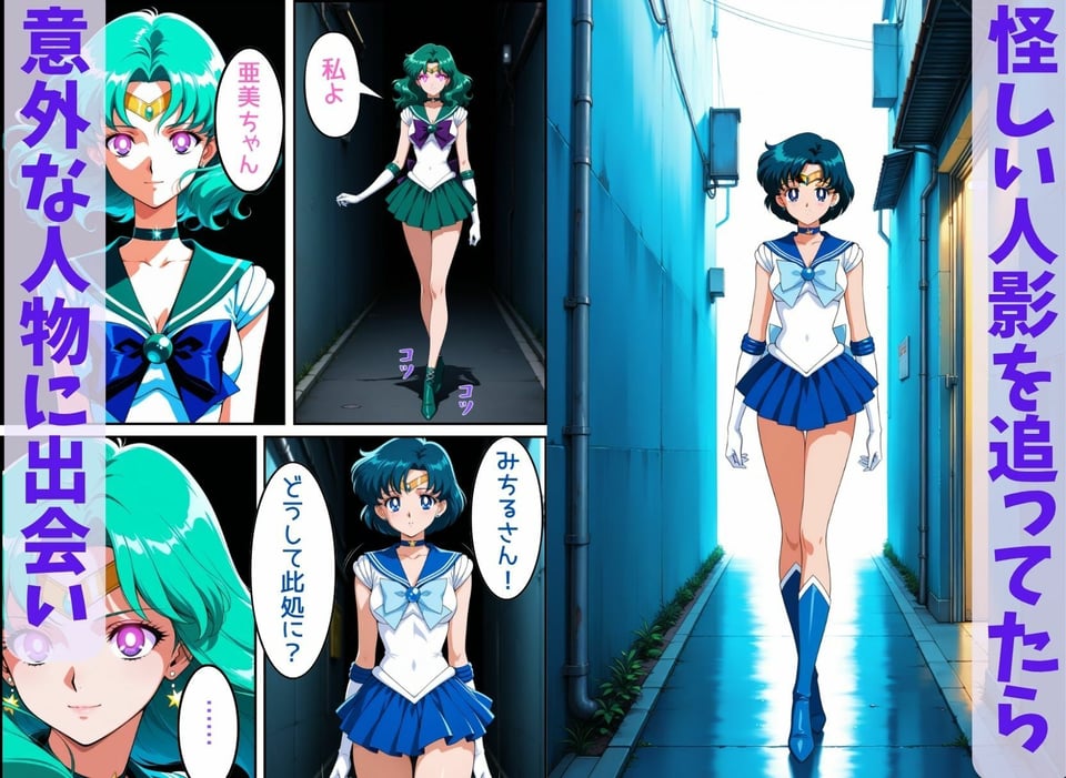 美少女催●セーラードール 〜セーラーヒロインは洗脳されて催●人形になる〜 1 ページ目