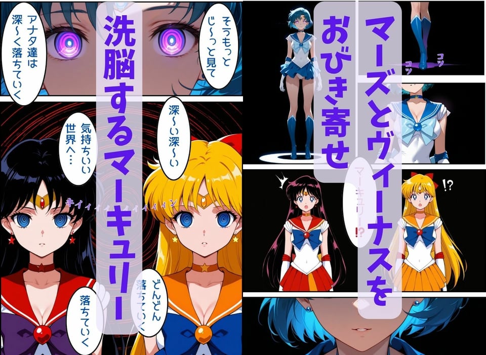 美少女催●セーラードール 〜セーラーヒロインは洗脳されて催●人形になる〜 4 ページ目