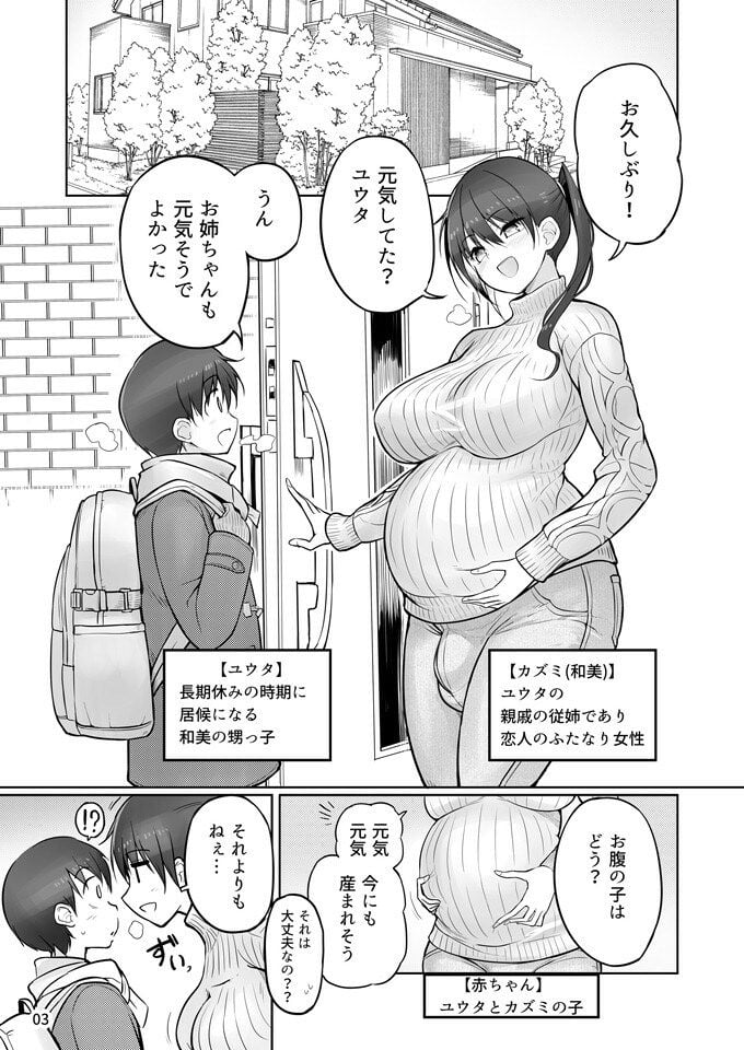ふたなりおねえちゃん精液風呂出産せっくす 1 ページ目