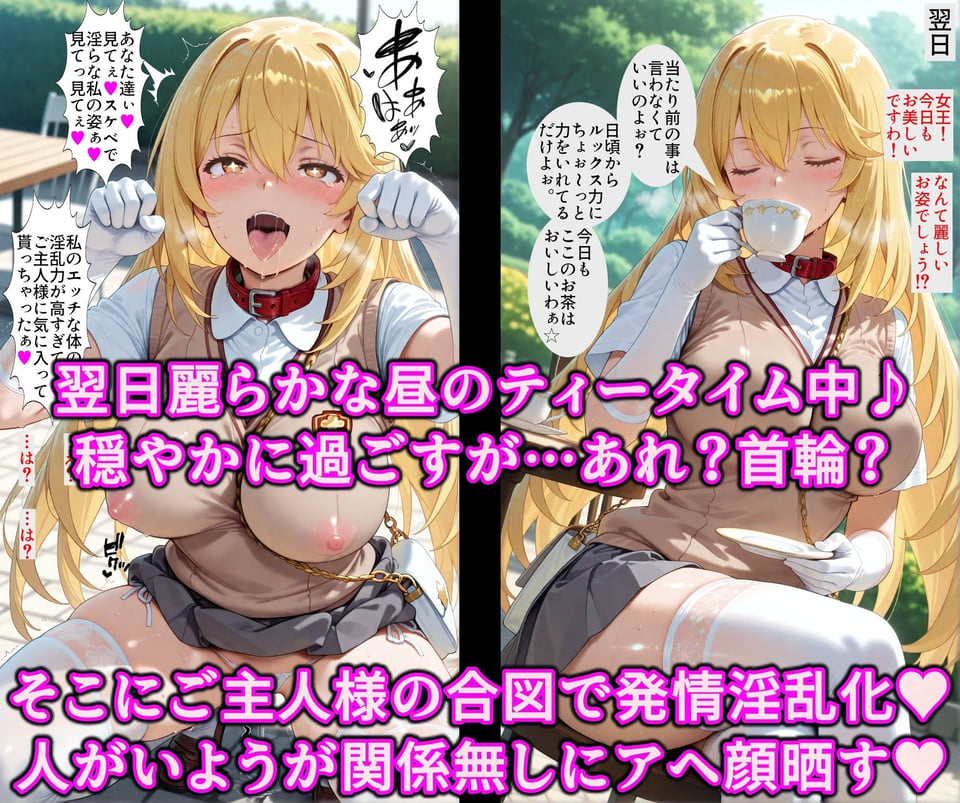女王を逆洗脳で絶対服従の発情ネコ化！能力反射でエロい体の女王をマゾ洗脳♪何されてもアヘる俺専用の淫乱ペット 5 ページ目