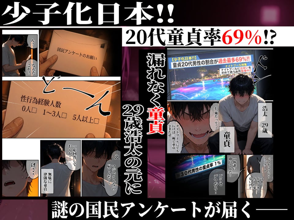 淫欲逆転ナイトプール 〜男女の力が逆転したナイトプールで自由になった女達が性欲に乱れ狂う夜がある〜 1 ページ目