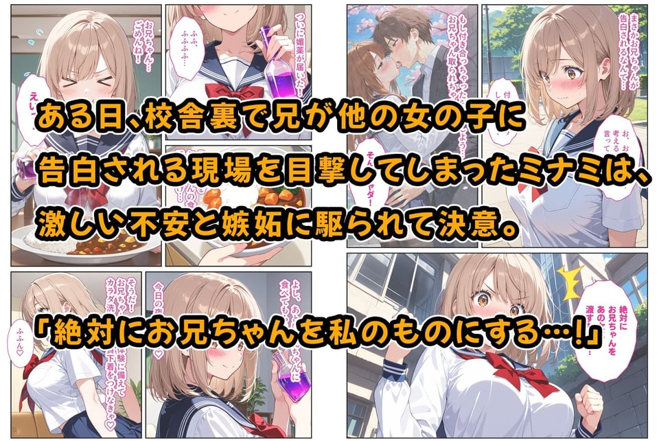 間違って媚薬を飲んで発情しちゃった爆乳妹が大好きな兄に中出しおねだりしてきた! 3 ページ目