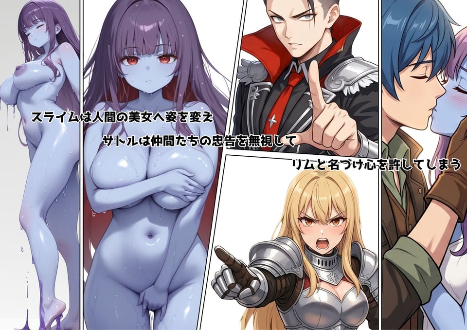 魔物転換！！愛情もセックスも全て罠  スライムに身体を乗っ取られる 2 ページ目