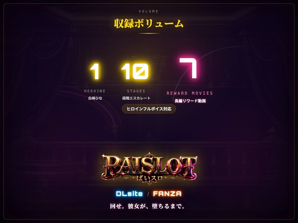 PAISLOT ぱいスロ 〜回すほど白峰ひなが変わっていく、地下裏カジノ連動スロット〜 7 ページ目