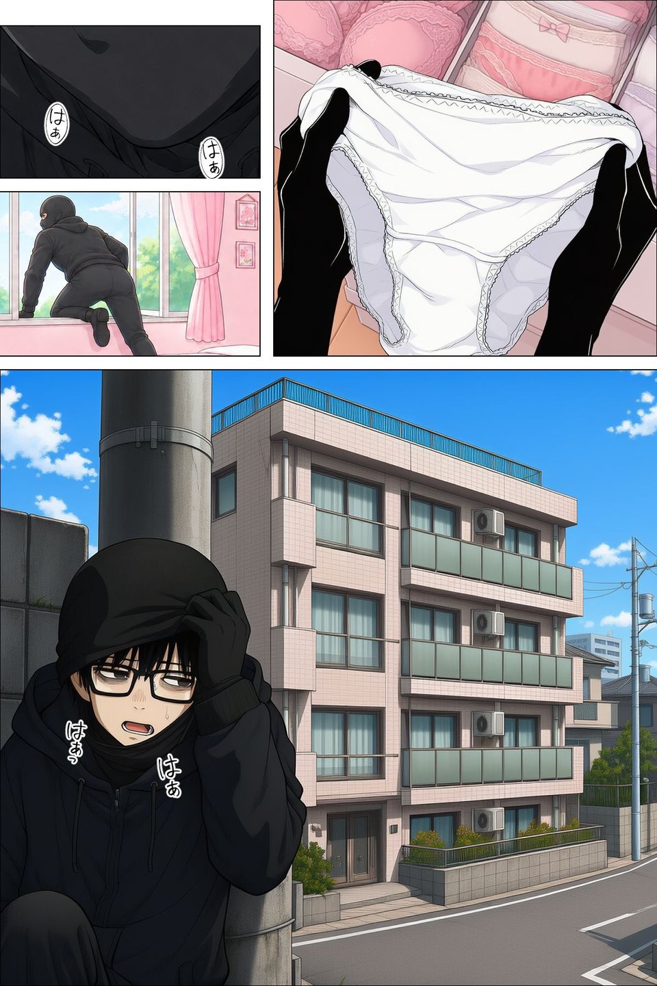 【漫画】下着泥棒の末路 5 ページ目
