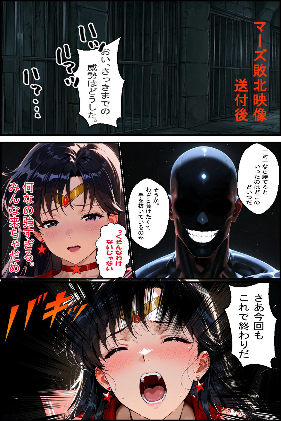 セーラー戦士敗北3  敗北の連鎖 金星編 3 ページ目