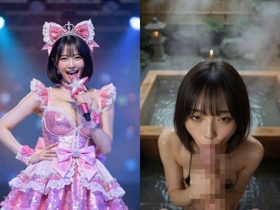 【AIのAV動画】人気アイドル2人の流出映像！高級ホテル密会＆貸切露天風呂ビキニでハメ撮り生中出し＜実写級AI次世代映像＞ 5 ページ目