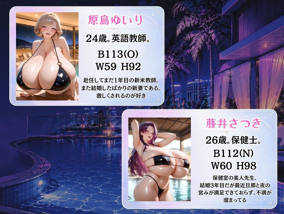 爆乳教師たちの淫らなリゾート休暇 4 ページ目