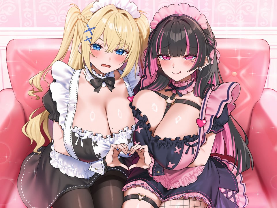 ガチ恋Wコンカフェ嬢と中出しおまんこ比べキャットファイト「めるのモノになりましょ？（はーと）」「推し変なんて絶対ダメ！」 4 ページ目