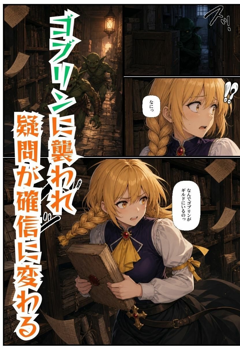 【ゴブリン姦】ゴブスレ異世界ヒロインが首絞め拘束調教されメス堕ち〜剣の乙女・受付嬢・エルフ妖精弓手・女神官・牛飼娘〜 2 ページ目