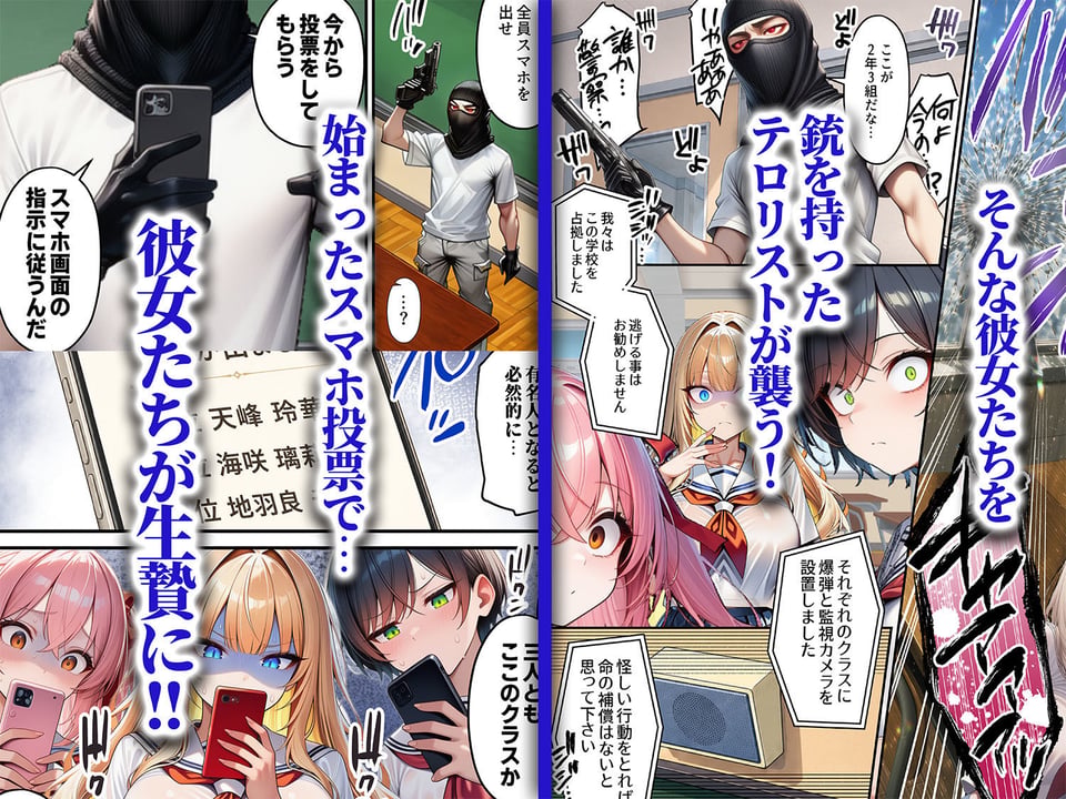 人質ライブ配信2 学園投票編 一軍女子がクラスのおもちゃ 2 ページ目