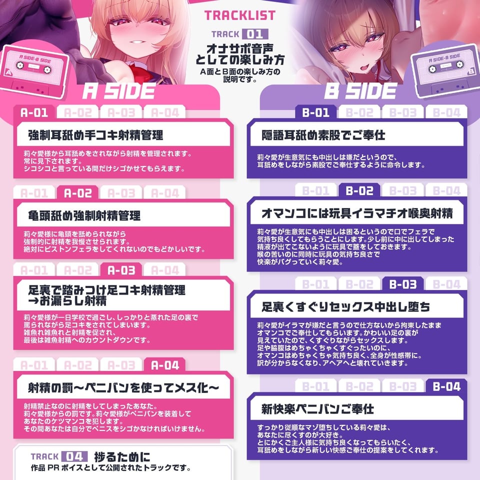 「A面とB面」〜どちらもエロエロにヌキながら女の子のA面とB面を楽しむ〜 4 ページ目