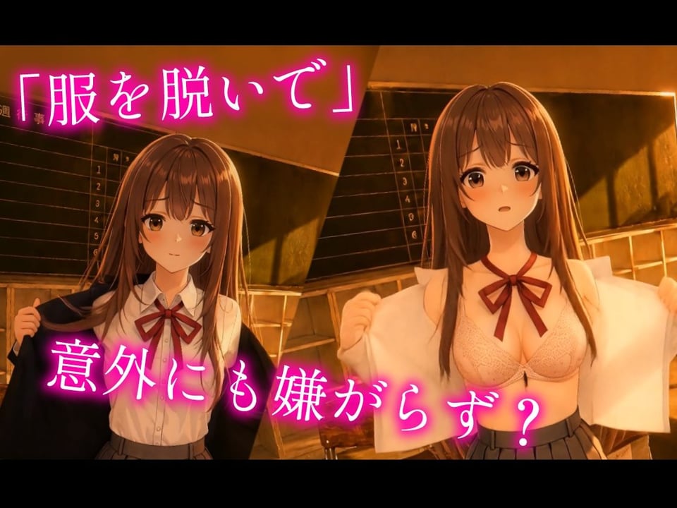【4Kフルアニメ/フルボイス】巨乳生徒会長のオナニーを見つけ教室で中出しセックスした件【JK教室オナニーシリーズ】〜桜井しおり編〜 2 ページ目