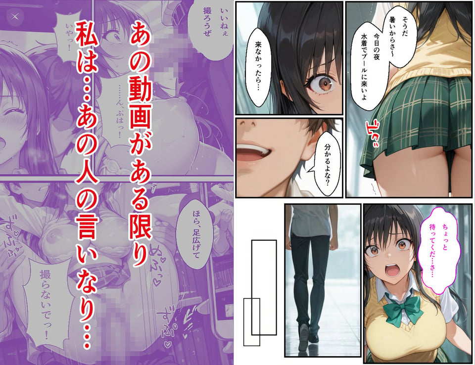 夜のプールに響くスク水少女古手〇唯の咽び泣き 断ち切れぬ絶望の連鎖4 2 ページ目