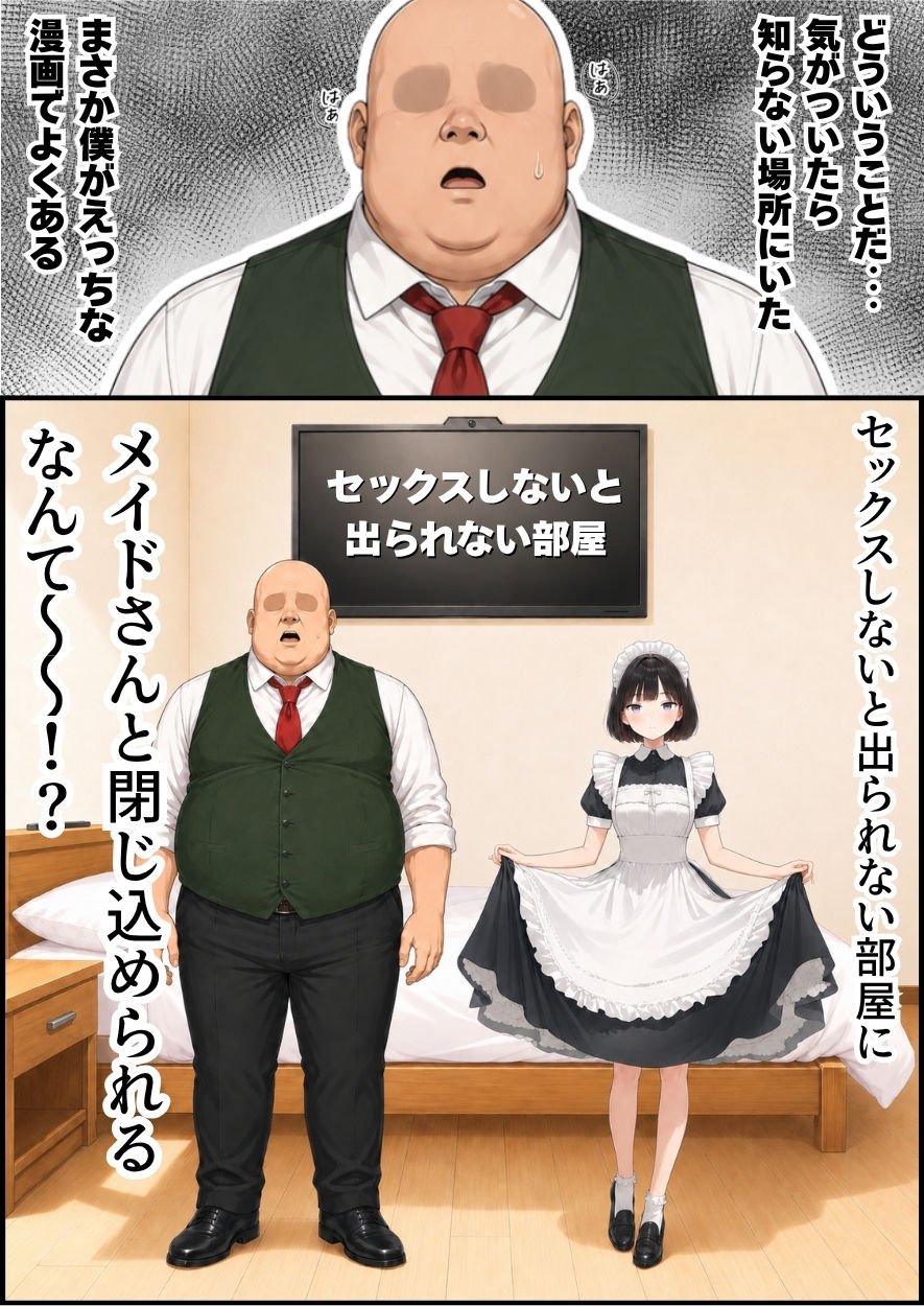 セックスしないと出られない部屋にジト目メイドさんと閉じ込められたんだが・・・ 1 ページ目