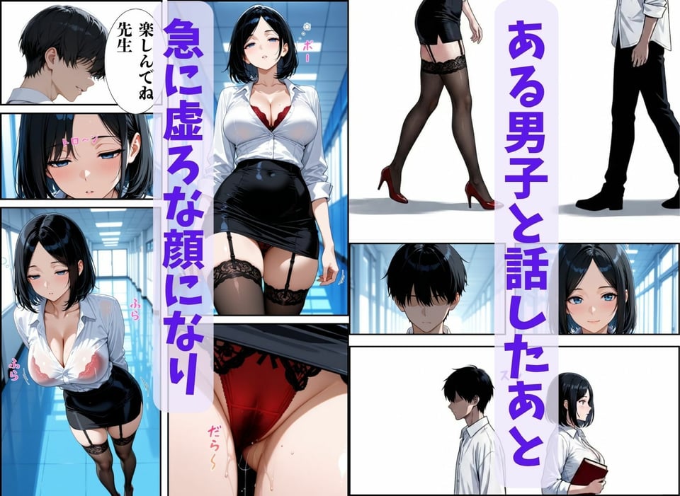 美人教師、淫乱催●術を掛けられて・・・ 3 ページ目