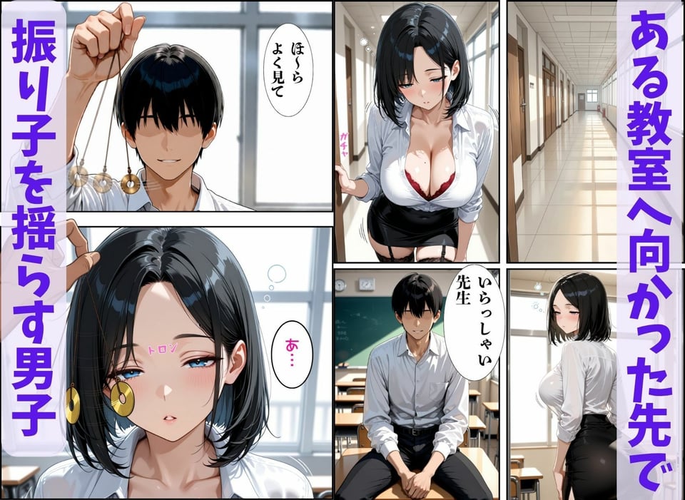 美人教師、淫乱催●術を掛けられて・・・ 5 ページ目