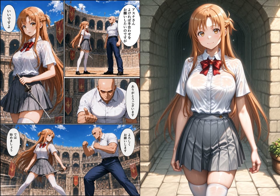 敗北して監禁されたア〇ナ 1 ページ目