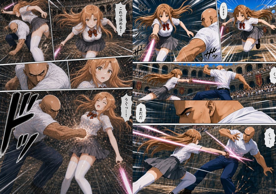 敗北して監禁されたア〇ナ 2 ページ目