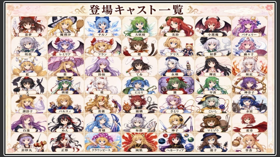 【東方幻想郷ソープランド〜50人から選ぶだけ！全キャスト奉仕の王様プレイ】 2 ページ目
