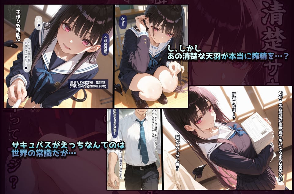 清楚サキュバス 世界が魔界と繋がって早10年 オレが教え子の搾精指導担当ってマジ？ 3 ページ目