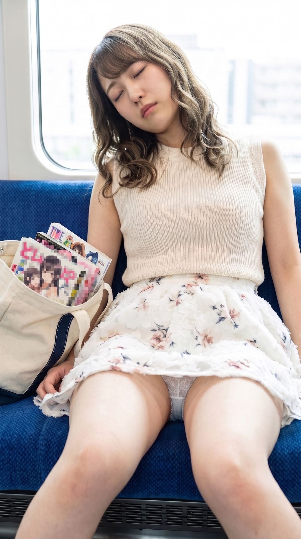 同人イベントの無防備すぎる座りパンチラ盗撮特大号・視線誘導で楽しむ16のラッキーストーリー 8 ページ目