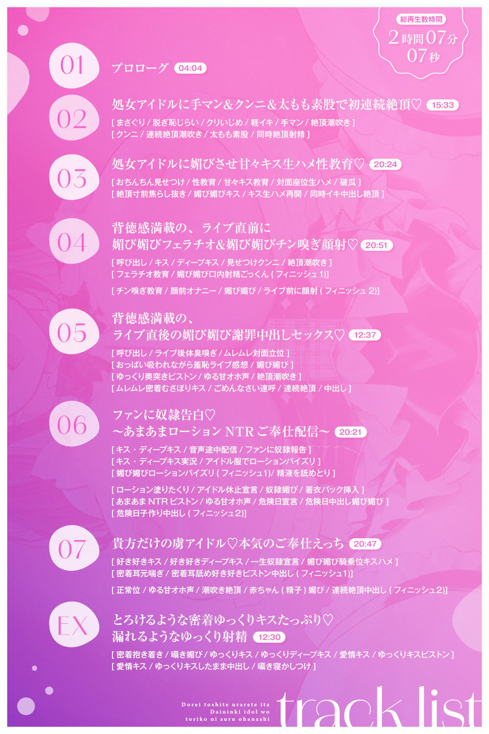 【媚び媚び性教育2】奴●として売られていた大人気アイドルを虜にするお話【キス大好き奴●】 4 ページ目