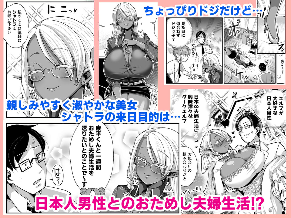 ドスケベダークエルフさんとおためし夫婦性活 2 ページ目