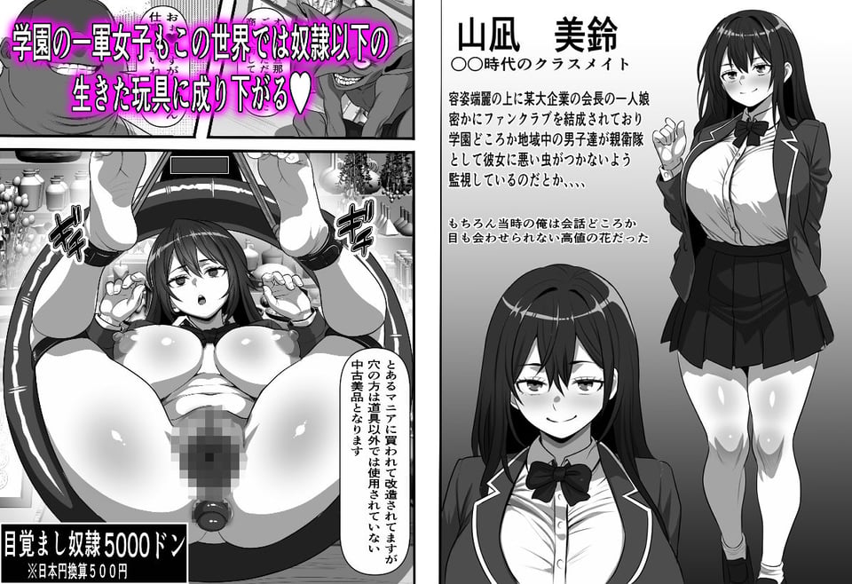 転生オークのコキ捨て性活〜オークの世界に転生したら学園の一軍女子達が使い捨てオナホとして販売されていたのだが 7 ページ目
