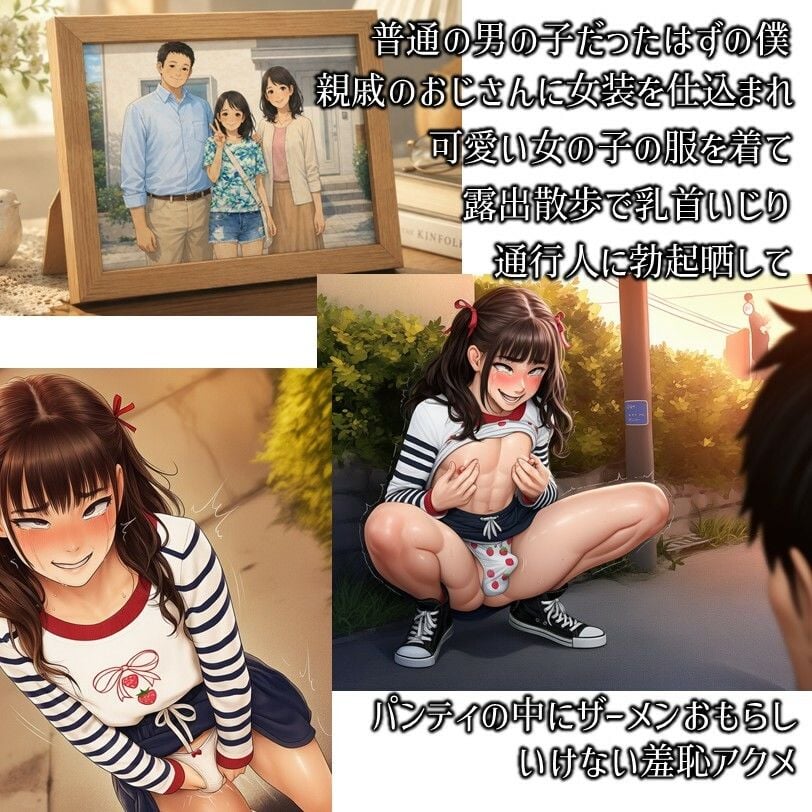 女の子になった僕-メス堕ち志願女装露出散歩 1 ページ目