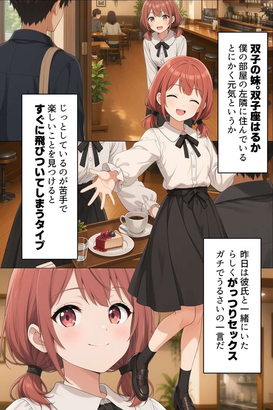【漫画】なんで僕の隣の部屋にバイト先の双子姉妹が引っ越してくるんだよ 6 ページ目