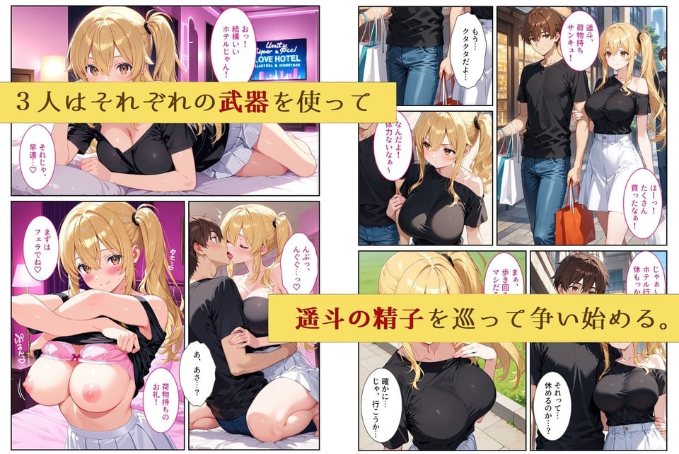 養子になったら爆乳義母と双子義妹に誘惑されて中出しセックスしています!〜孕ませバトル編〜 8 ページ目