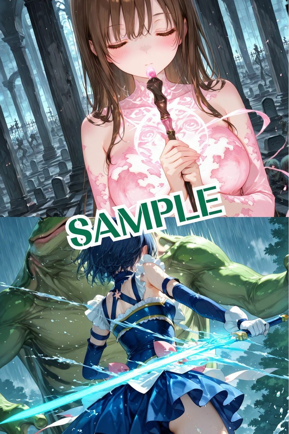 魔法戦士えりな＆せりか vol.4 ゾンビとゴブリンの餌食 編 10 ページ目