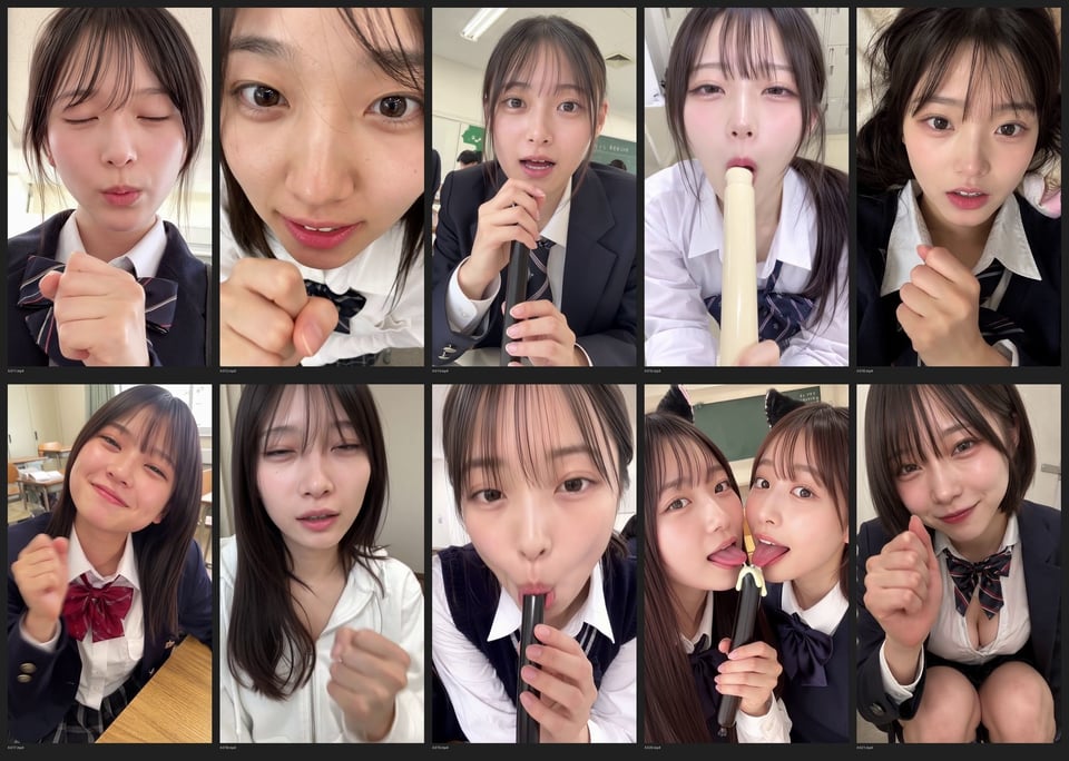 ［30秒］ 何といってもどうしても可愛いJ○にシコられたい！2  疑似手コキ・疑似フェラなど  各動画30秒以上. 2 ページ目