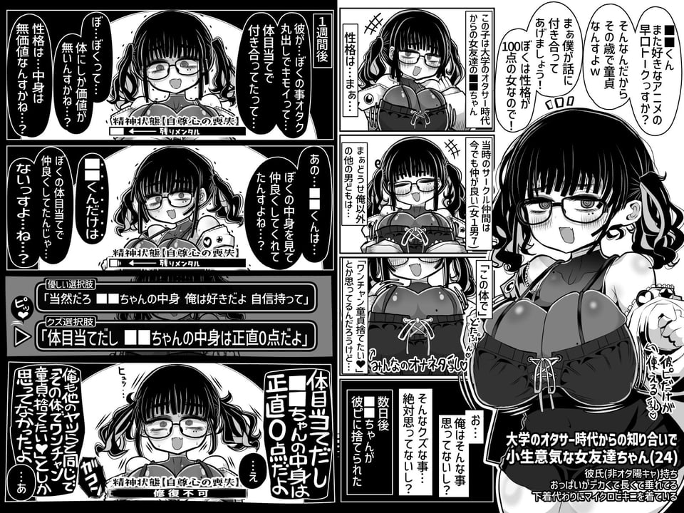 彼ピに振られて心が壊れかけてる女に「今なら僕なんかでも…」と童貞ぴゅっぴゅに使うなんてそんなクズなこと僕は絶対にしない！！ 4 ページ目