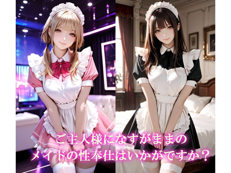 【AIのAV動画】メイドの性奉仕 色んな体位で中出し顔射! 1 ページ目