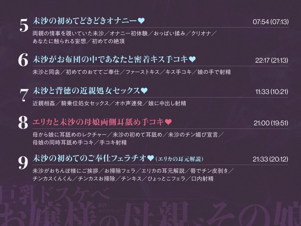 巨乳ドスケベお嬢様の母親とその娘がチンカス汚ちんぽに媚び媚びご奉仕してくれるお話♪【KU100】 7 ページ目