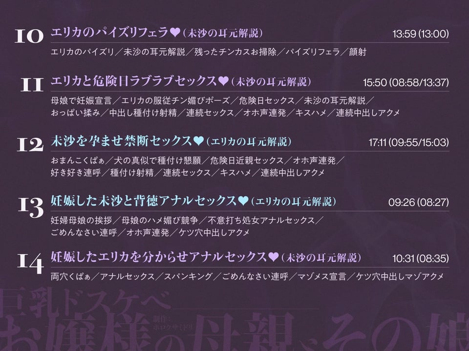 巨乳ドスケベお嬢様の母親とその娘がチンカス汚ちんぽに媚び媚びご奉仕してくれるお話♪【KU100】 8 ページ目