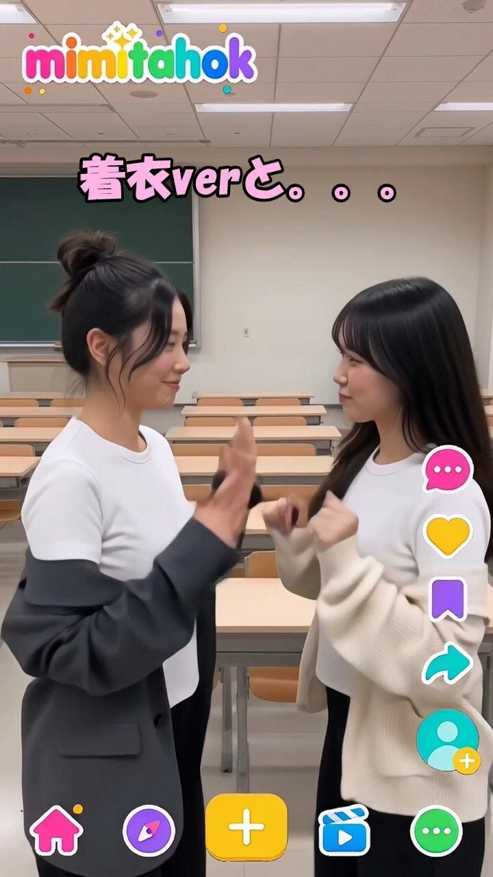 えっちとっく 着衣と脱衣のダンス比較 2 ページ目