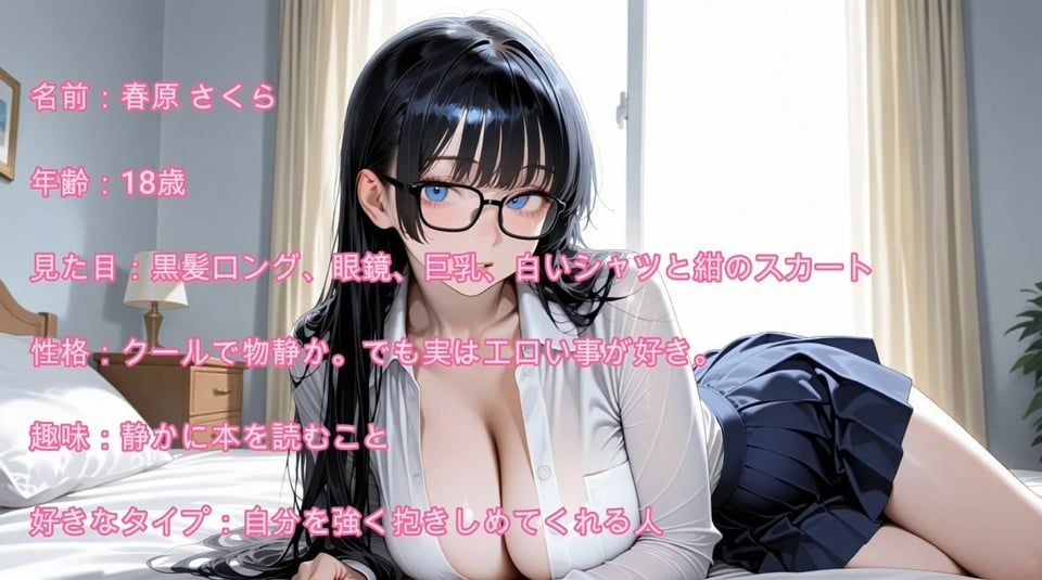 【4K】巨乳の優等生メガネJK3人と濃厚中出しセックス 7 ページ目