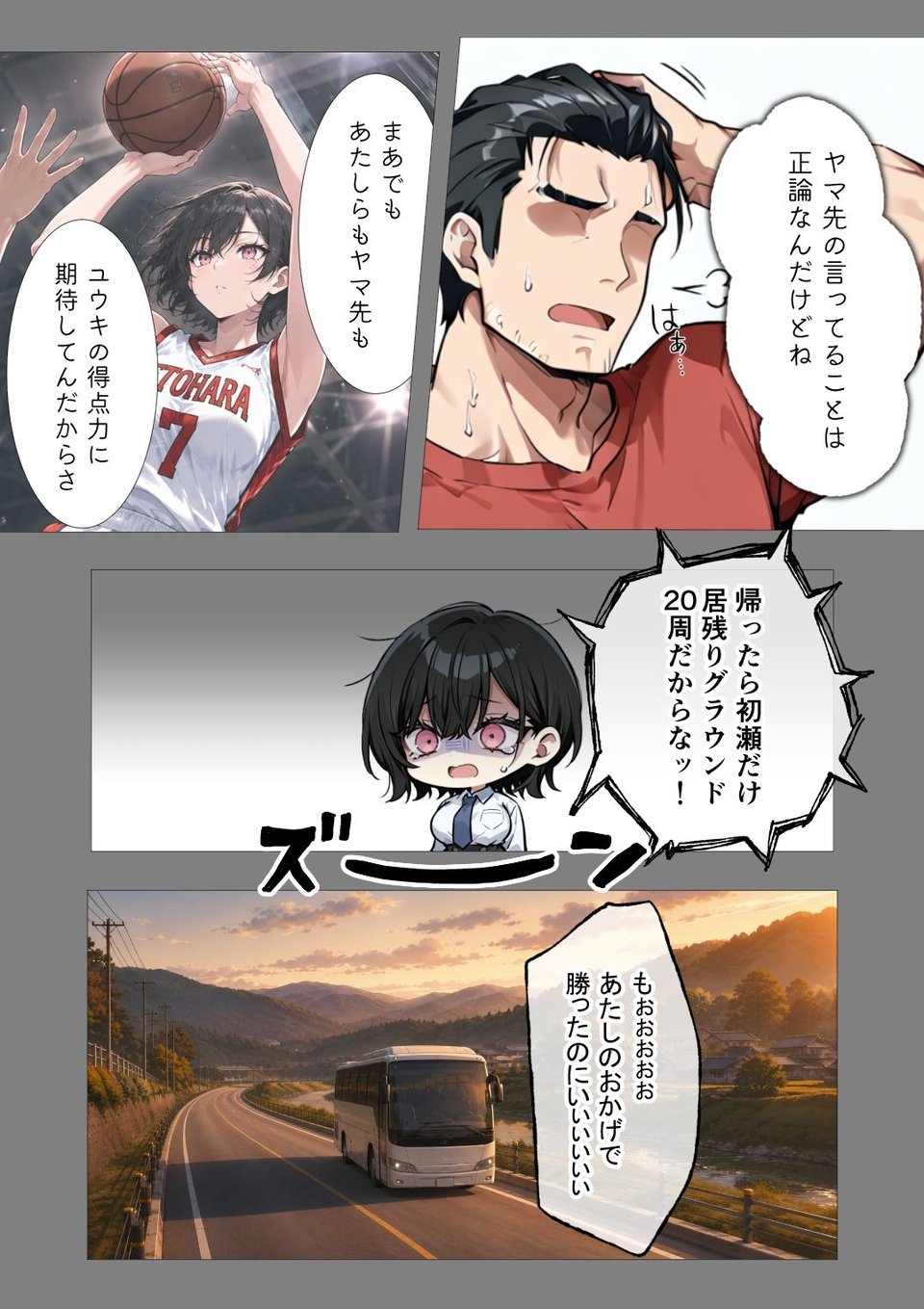 孕トモ-バスケ部顧問に孕まされた親友- 5 ページ目