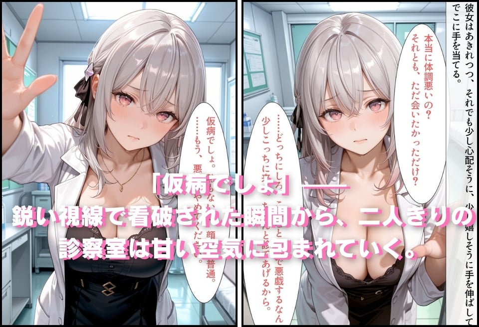巨乳女医 ギャル彼女 〜恥じらいの搾精中出しクリニック〜 2 ページ目