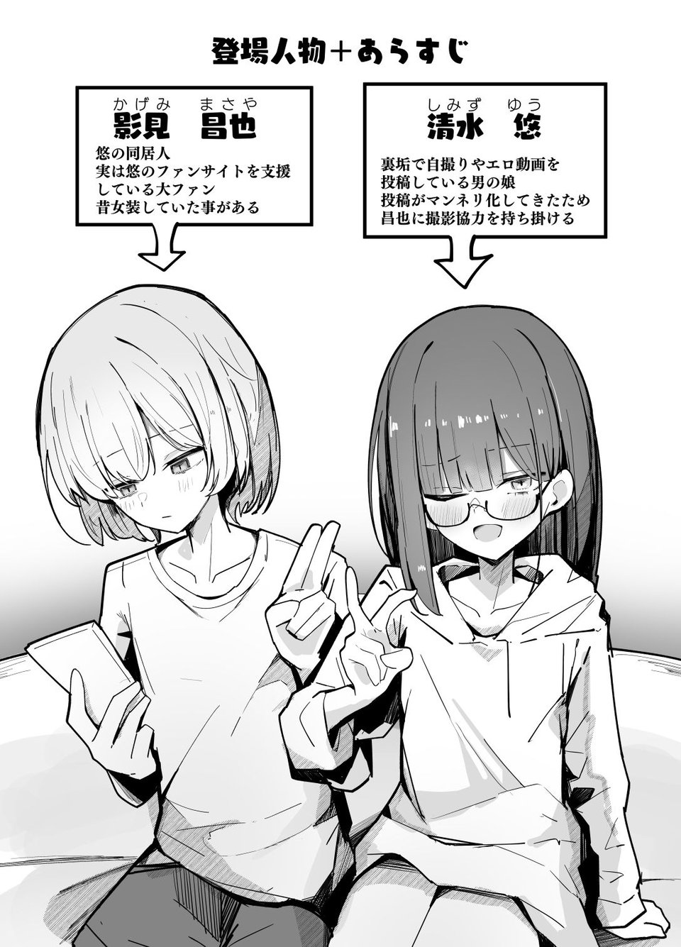 続・裏アカ男の娘と同居人の俺 2 ページ目