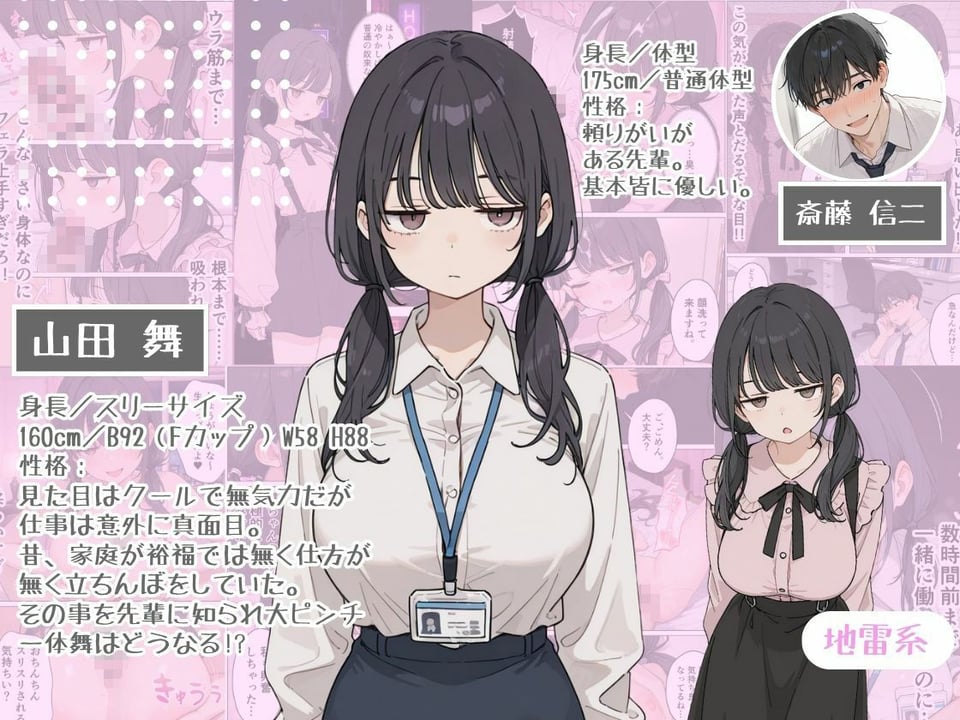 立ちんぼしてた地雷系女子が新卒OLとして入社してきた話。 1 ページ目