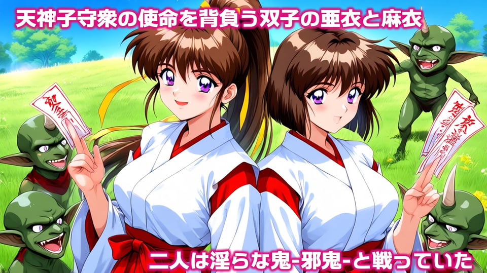 対魔巫女  亜衣＆麻衣  1話 1 ページ目