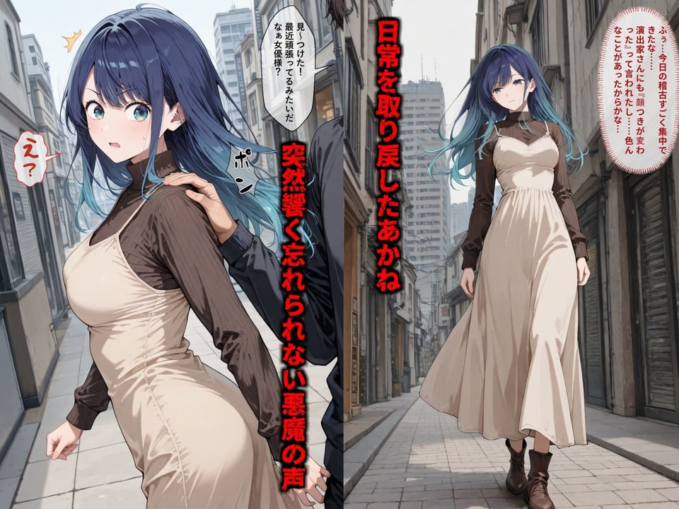 【セリフ付き画像集】純潔崩壊 黒〇あかね 後編:救いから絶望へ、取り戻した日常が蹂躙の記憶と共に崩れ去る… 1 ページ目