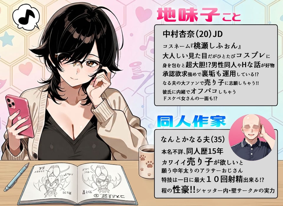 絶妙にチョロそうな地味子コスプレイヤーが俺のサークルの売り子に！？ 1 ページ目