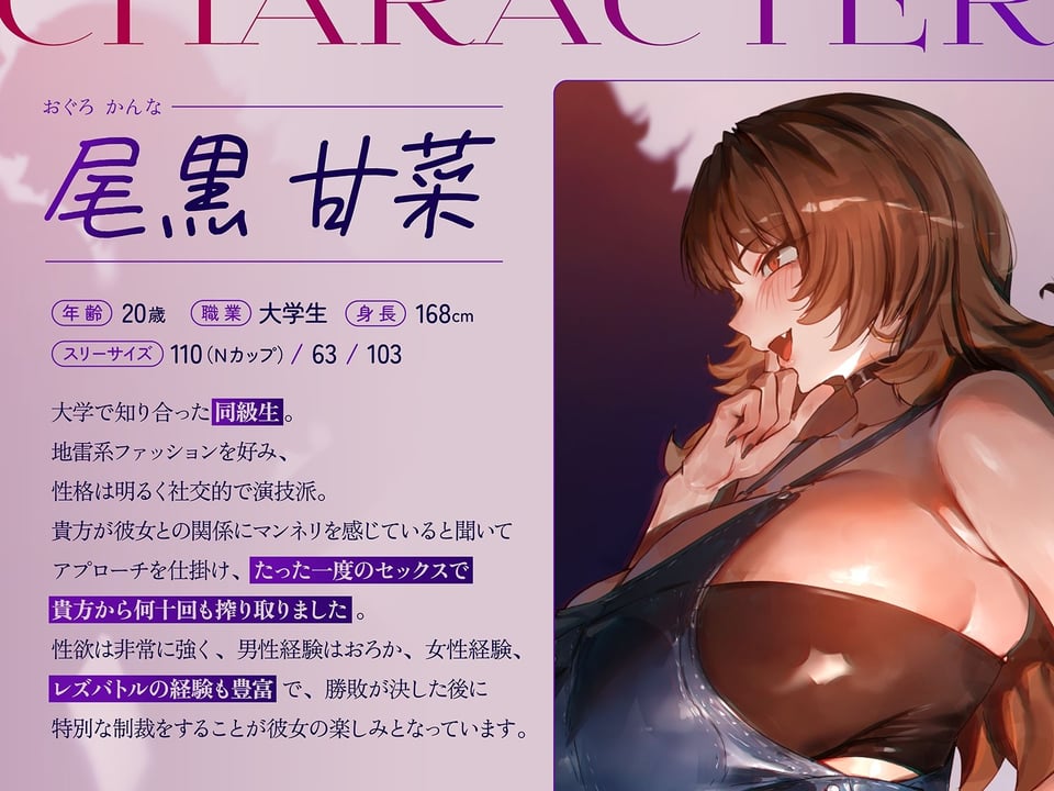 【NTR・レズバトル】あの子の純愛彼女マ×コは、私の地雷系浮気マ×コには勝てませんでした(はーと)【KU100】 3 ページ目