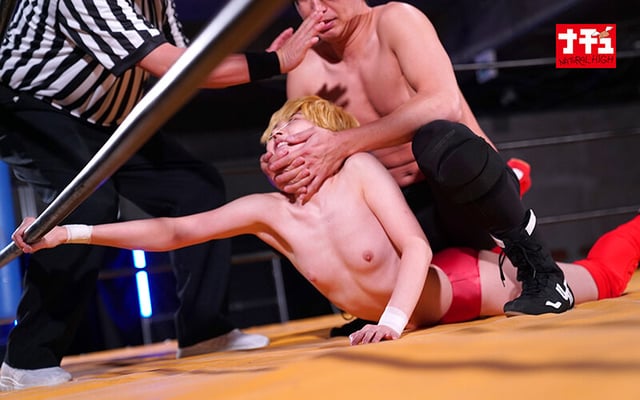 つるぺた女子の男水着チャレンジ会議 プロレス試合中「オマエ女だろ！」デカチンレスラーにバレてテンパって中出しさせちゃって…私どうかしてるぅぅ！ vs技巧派レスラー 5